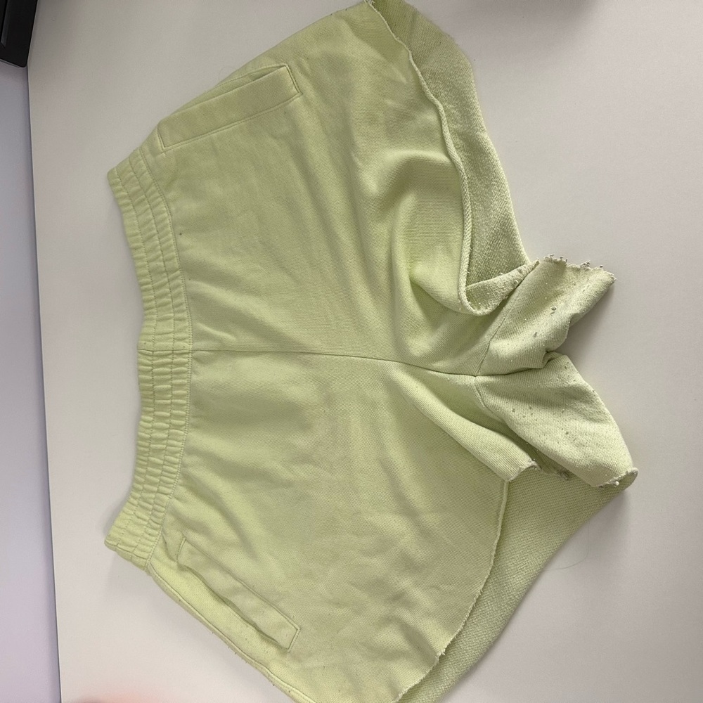 Aerie Yellow Athletic Shorts Lightweight and Comfortable